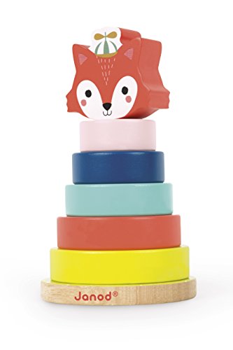 Janod Jeu Empilable Baby Forest-Renard, ...