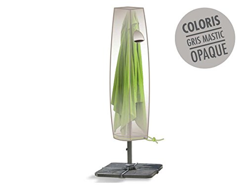 morel Housse de protection de mobilier de jardin Morel - Parasol droit - Gris