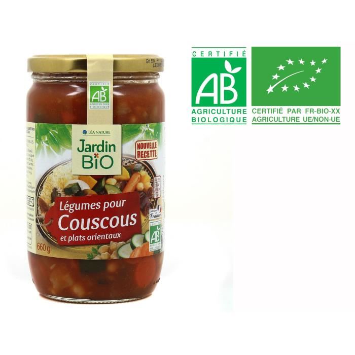 Jardin Bio Legumes Pour Couscous, 660g