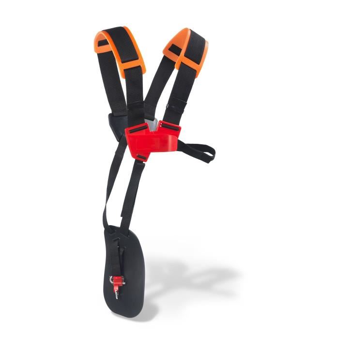 JARDIN PRATIC Harnais de debroussaillage TECOMEC avec rembourrage et reglage des bretelles