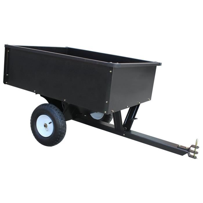 JARDIN PRATIC Remorque metal Capacite 180kg