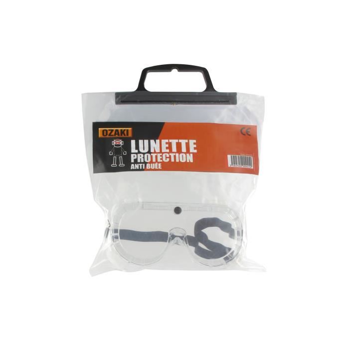 JARDIN PRATIQUE Lunettes de protection Avec sangle et aerateurs anti poussiere