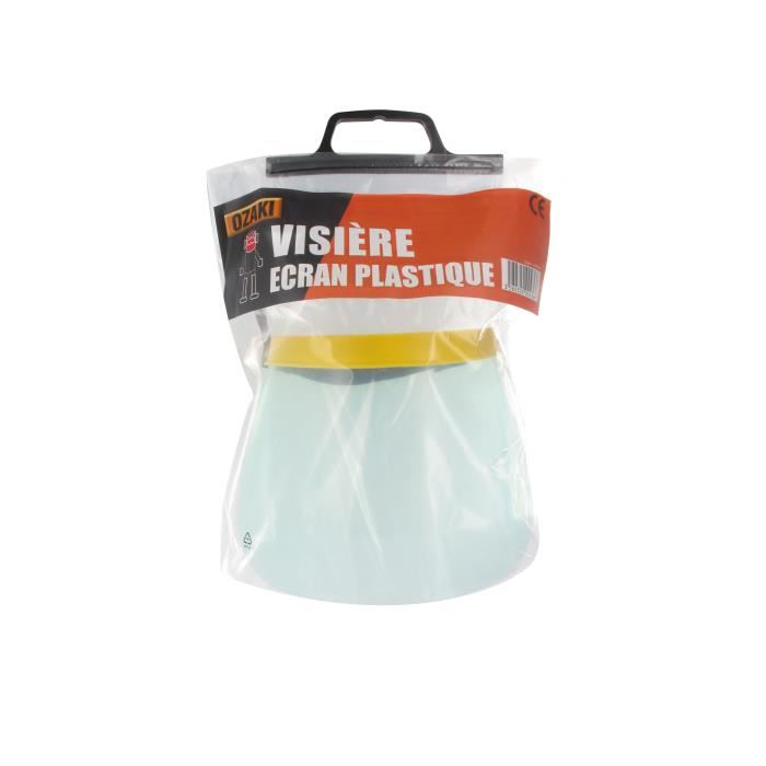 JARDIN PRATIQUE Visiere de protection - Ecran plastique polycarbonate relevable