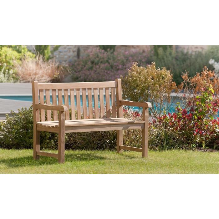 Java Banc De Jardin En Teck Massif Jarditeck