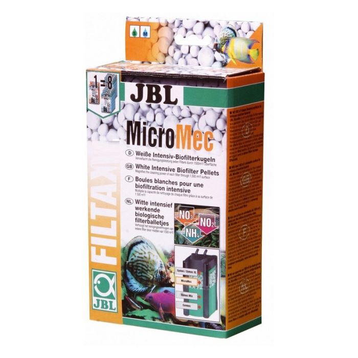 Jbl Billes Blanches Micromec - Pour Aquarium - Ø14mm