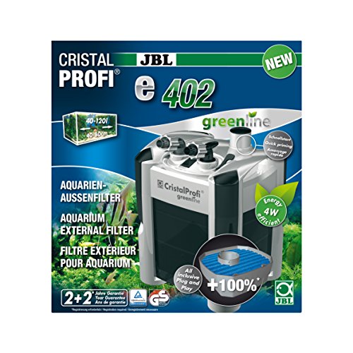Jbl Filtre Exterieur Cristalprofi E402 Greenline Pour Aquarium De 40 A 120 Litres