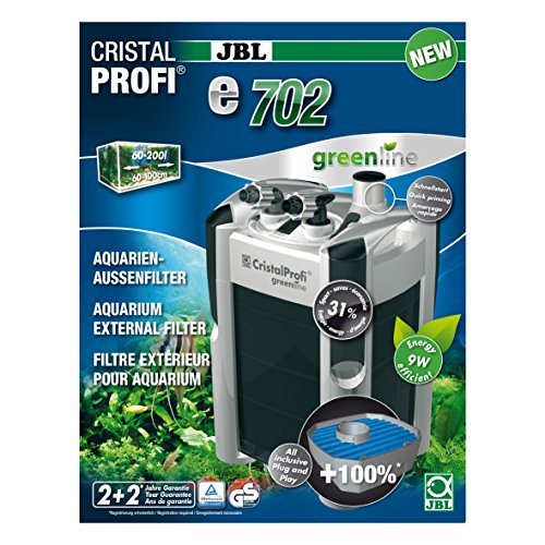 Jbl Filtre Exterieur Cristalprofi  E702 Greenline Pour Aquarium De 60 A 200 Litres