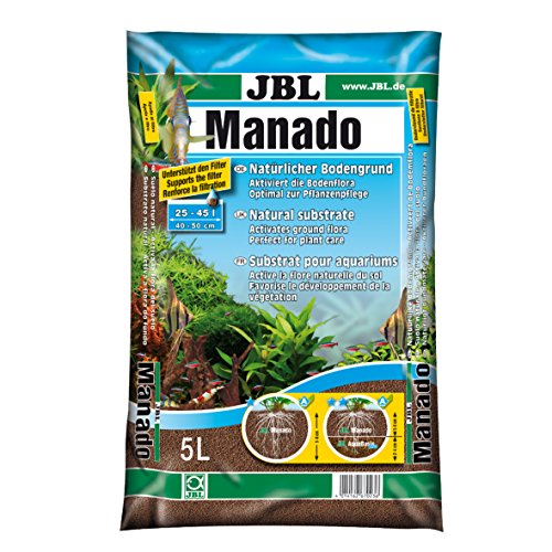 JBL Substrat de sol Manado Pour plantes daquarium 5l