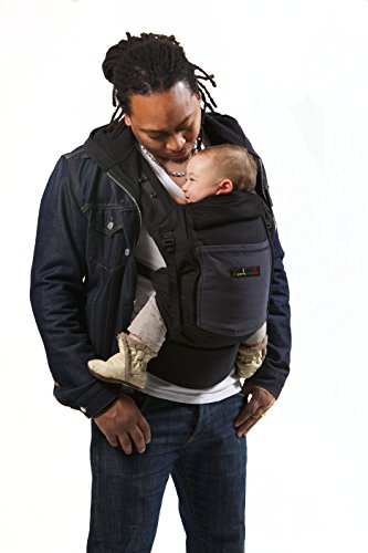 je porte mon bebe Porte bebe Physiocarrier tablier noir poche anthracite JPMBB