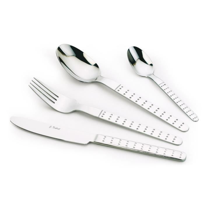 Menagere 24 pieces en inox Globe Jean Dubost