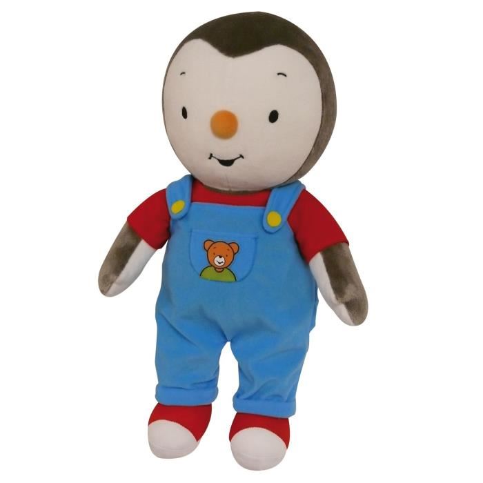 Peluche T'choupi - Jemini - T'choupi +/- 45cm - Interieur - Bleu - Garcon Et Fille - 12 Mois+