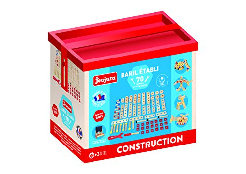Jeujura Baril Etabli 70 Pieces Pour Bricoler