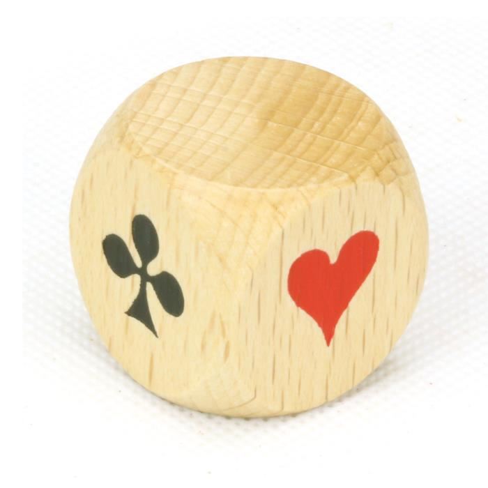 JEUJURA De de Belote d'Atout en Bois