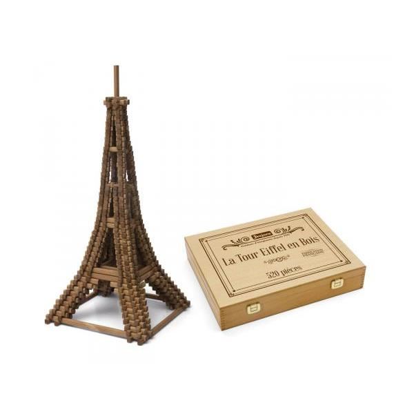 JEUJURA La tour Eiffel 520 pieces Coffret en bois