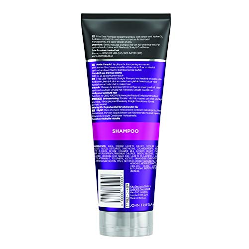 John Frieda Frizz Ease Flawlessly Straight Shampoing Lissant Et Hydratant 250 Ml