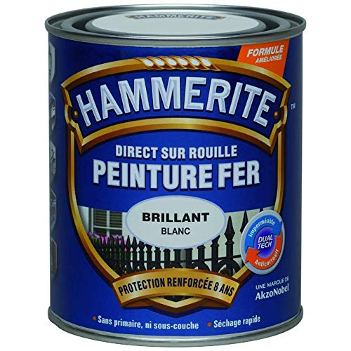Hammerite Fer Brillaque 075l Blc 07074