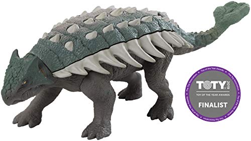 Figurine Ankylosaurus Sonore - Jurassic World - Mattel - Dinosaure Miniature Pour Enfant