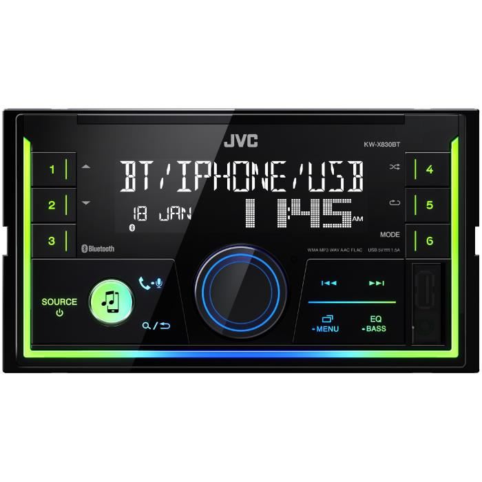 Autoradio Jvc Kw X830bt