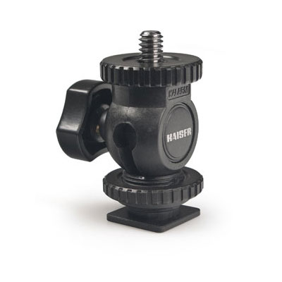 KAISER 6019 Rotule avec Griffe Flash Male et Vis 1/4