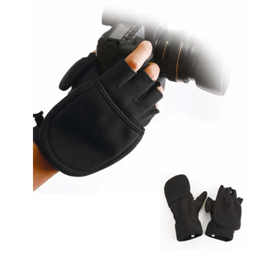 KAISER 6372 Gants pour Photo en Exterieur L Noir
