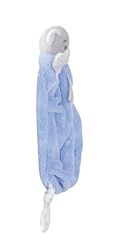 Juratoys Plume Plume - Doudou Ourson Bleu 20 Cm