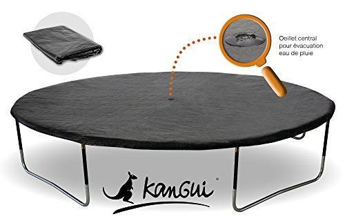 Bache De Protection Pe Pour Trampoline Ø 430 Cm - Kangui - Accessoire De Trampoline - Noir