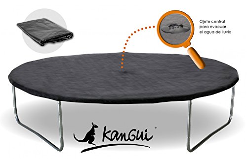 Bache De Protection Pe Pour Trampoline Ø 430 Cm - Kangui - Accessoire De Trampoline - Noir