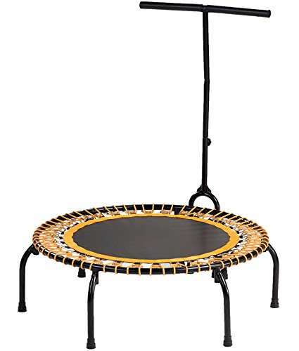 Mini Trampoline Fitness Fitbodi Ø100 - Kangui - Qualite Pro - Noir