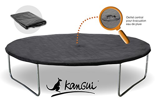 Kangui - Trampoline De Jardin 365 Cm + Filet De Securite + Echelle + Bache De Protection + Kit D'ancrage Jumpi Pop 360