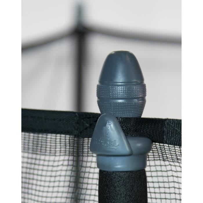 Trampoline Kangui Twin O 300305 Cm Enfant Rebond Optimal Echelle Bache Certification Ce Nf En 71 14