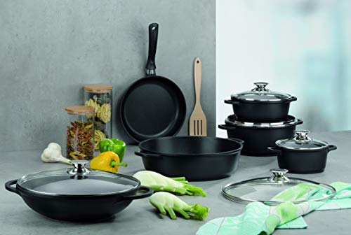 Cocotte A Braiser Kela Ovale Fonte Daluminium Revetement Greblon Tous Feux