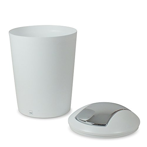 Poubelle De Salle De Bain Marta Kela 5 L Blanc