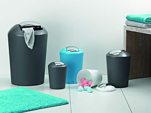 Poubelle De Salle De Bain Marta Kela 5 L Blanc