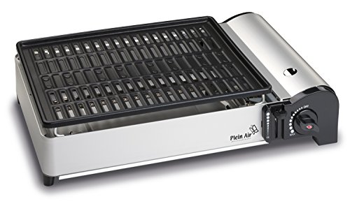 Barbecue Gaz Portable A Gaz Kemper 19 Kw Compact Plaque Anti Adhesive Table Balcons Terrasses Camping Table