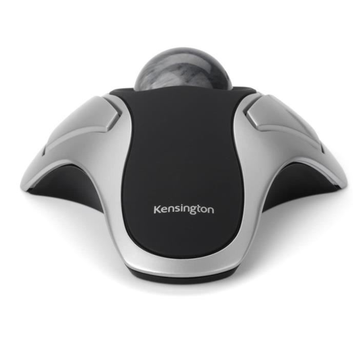 Kensington Souris Trackball Ergonomique Filaire Pour Pc Mac Ambidextre Gris