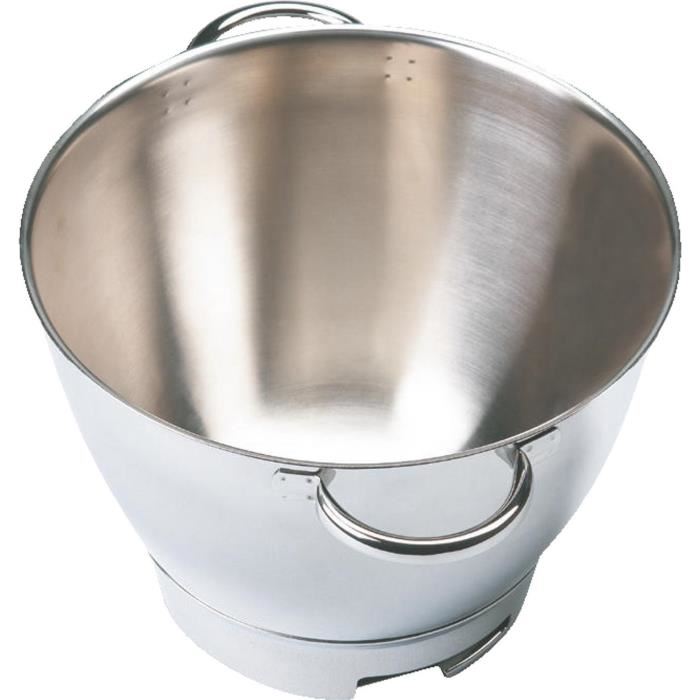 Bol Inox Avec Poignees - Kenwood - Chef Premier Kmc570 - Capacite 4.6l - Gris