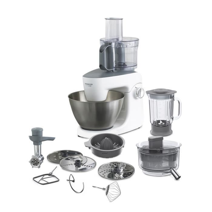 Robot Patissier Kenwood Khh326wh Multi One - Blanc Et Gris - 1000 W