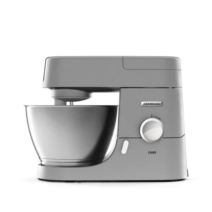 Robot Patissier Chef Kenwood Kvc3100s Bol Inox 46 L Petrin Fouet Et Batteur Inclus 1000 W Argent
