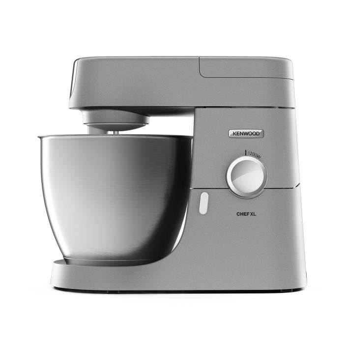 Robot Patissier Kenwood Kvl4110s Chef Xl Bol Inox 67 L Kit Patisserie Et Blender Inclus Mouvement Planetaire Silver