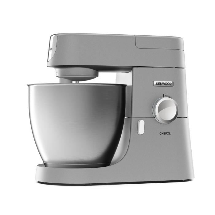 Robot Patissier Kenwood Kvl4110s Chef Xl Bol Inox 67 L Kit Patisserie Et Blender Inclus Mouvement Planetaire Silver
