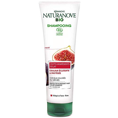 NATURANOVE Shampoing a la figue pour cheveux colores - Bio - 250 ml