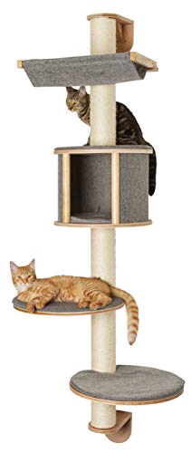 Arbre a Chat Mural Dolomit pour Chats - Kerbl - Gris