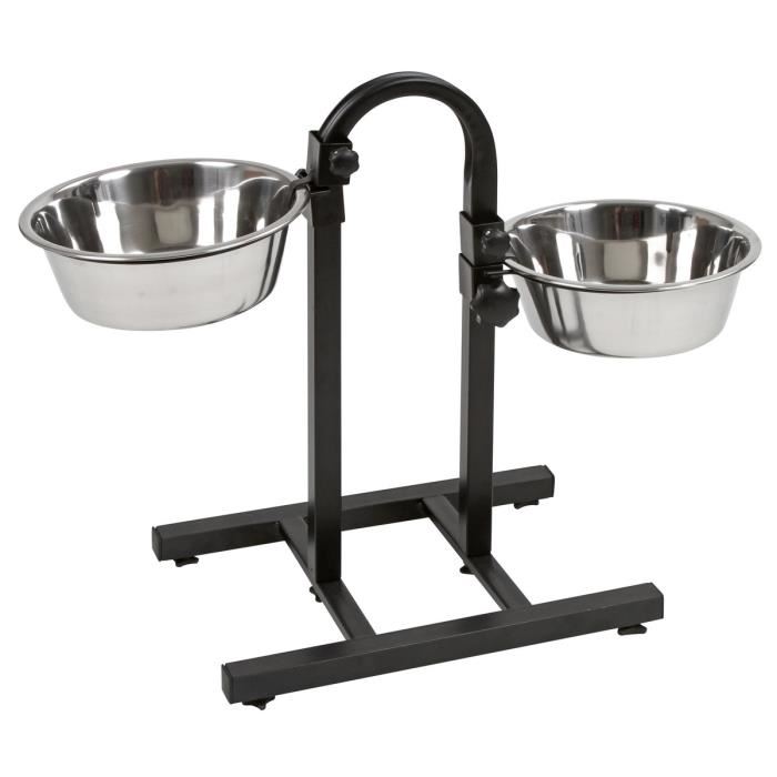Gamelle Pour Animaux De Compagnie Td® Hauteur Reglable Conception Separee Fond Antiderapant
