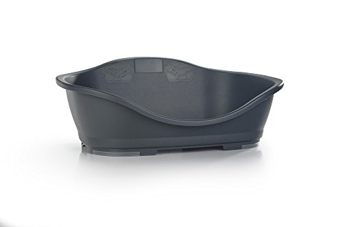Corbeille En Plastique Sleeper - Zolux - 118 X 78 X 40 Cm - Gris Fonce - Pour Chien