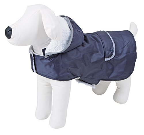 Manteau Pour Chien Kerbl Teddy 41 Cm Impermeable Doublure Ouatinee Bleu