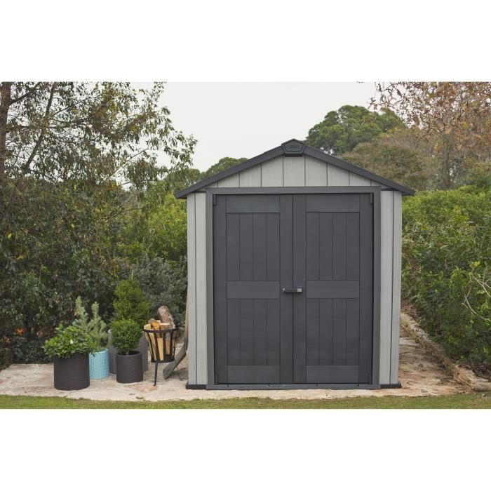 KETER Abri de jardin Brossium 757 229 x 2235 x 240 cm Gris