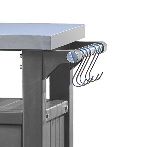 Keter Unity 105l Table Damp039exterieur Multifonctionnelle De Barbecue Graphite 17202663