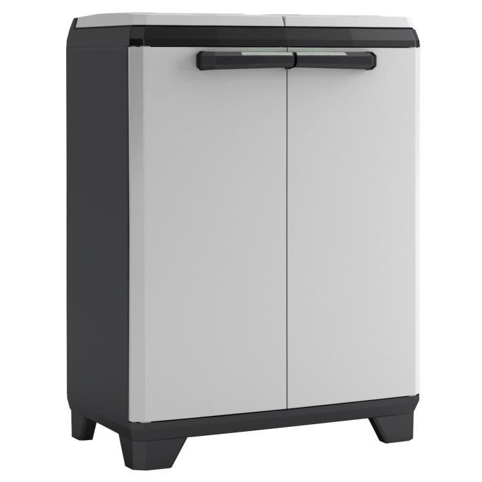 Keter Armoire De Recyclage Split Premium Gris Et Noir 92 Cm 445042