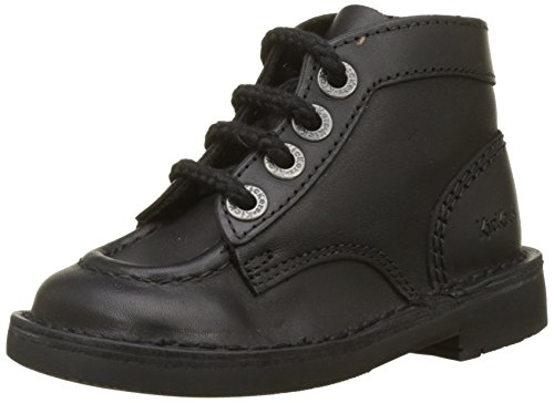 Boots Enfant Kickers Kick Col Noir 24 Filles