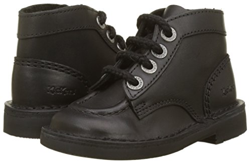 Boots Enfant Kickers Kick Col Noir 24 Filles